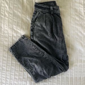 High-Waisted balloon/straight leg pant